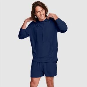 Jambys Men's Navy Blue House Hoodie Size Small